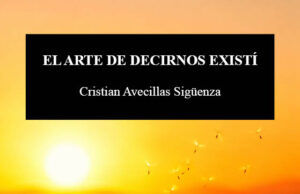 El arte de decirnos existí, de Cristian Avecillas Sigüenza. Una silla esperando