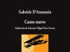 Canto nuevo, de Gabriele D’Annunzio. Diecinueve años y todo el verano por delante